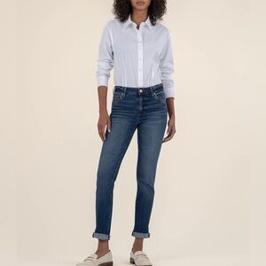 KUT from the Kloth ‘Catherine’ boyfriend distressed jeans size 2